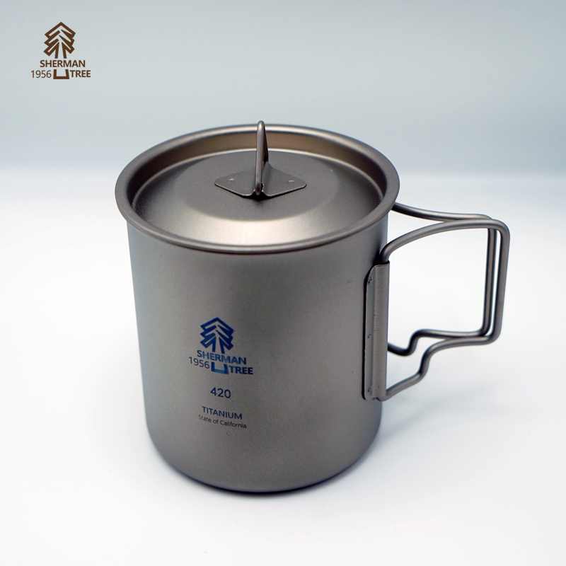 SHERMAN TREE Outdoor Pure Titanium Water Cup