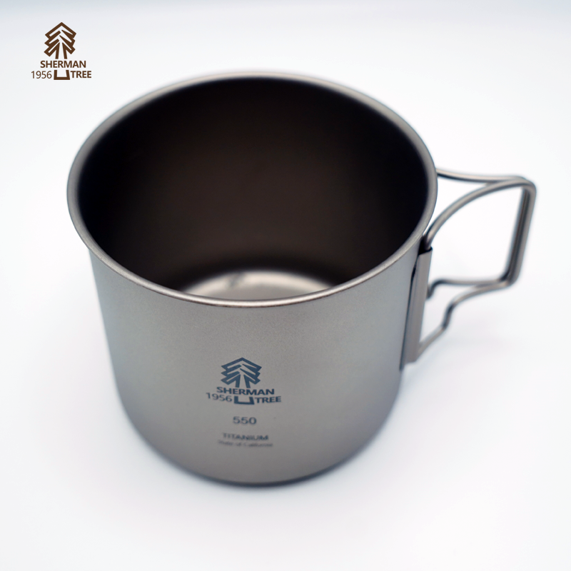 SHERMAN TREE Outdoor Pure Titanium Water Cup