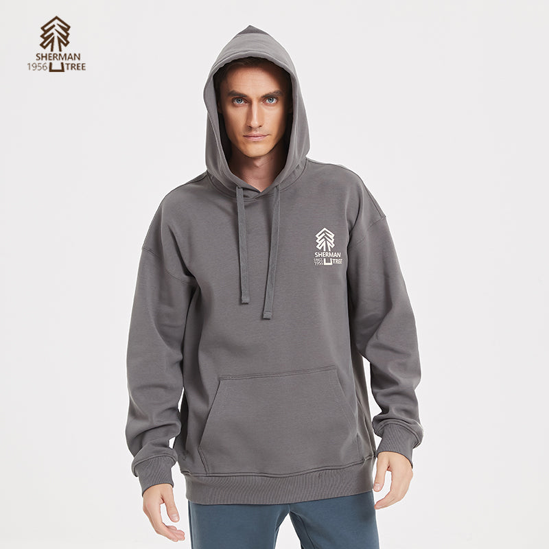 ShermanTree Men's Reversible Mesh Hooded Long-sleeved Shirt