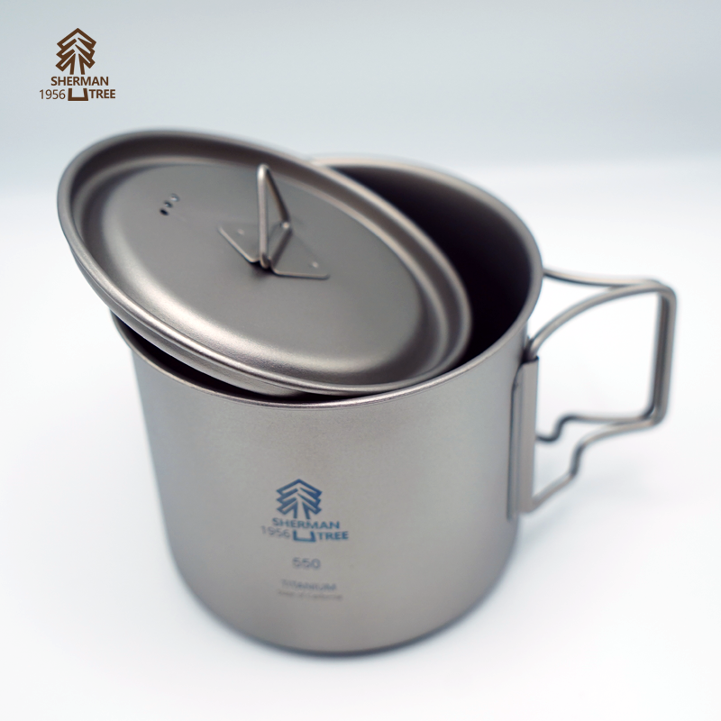 SHERMAN TREE Outdoor Pure Titanium Water Cup