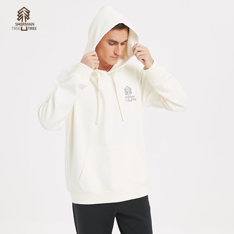 ShermanTree Men's Reversible Mesh Hooded Long-sleeved Shirt