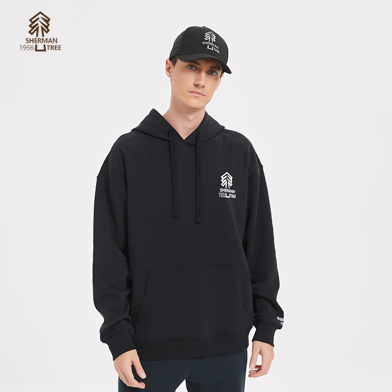 ShermanTree Men's Reversible Mesh Hooded Long-sleeved Shirt
