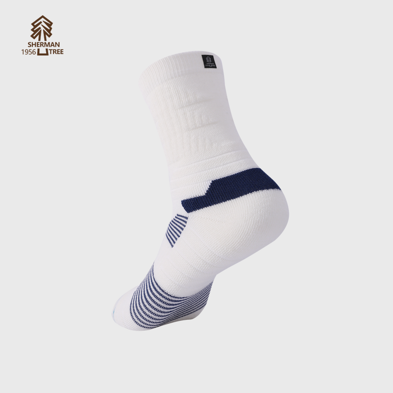 SHERMAN TREE Men's mid-calf wool hiking socks