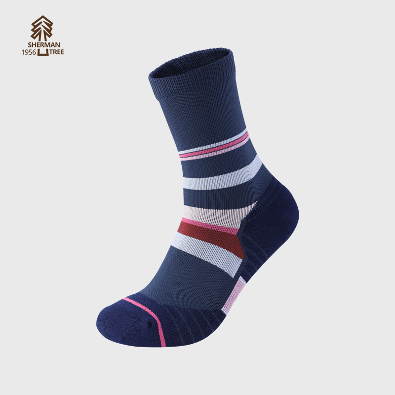 SHERMAN TREE Women's mid-calf quick-dry odor-resistant sport socks